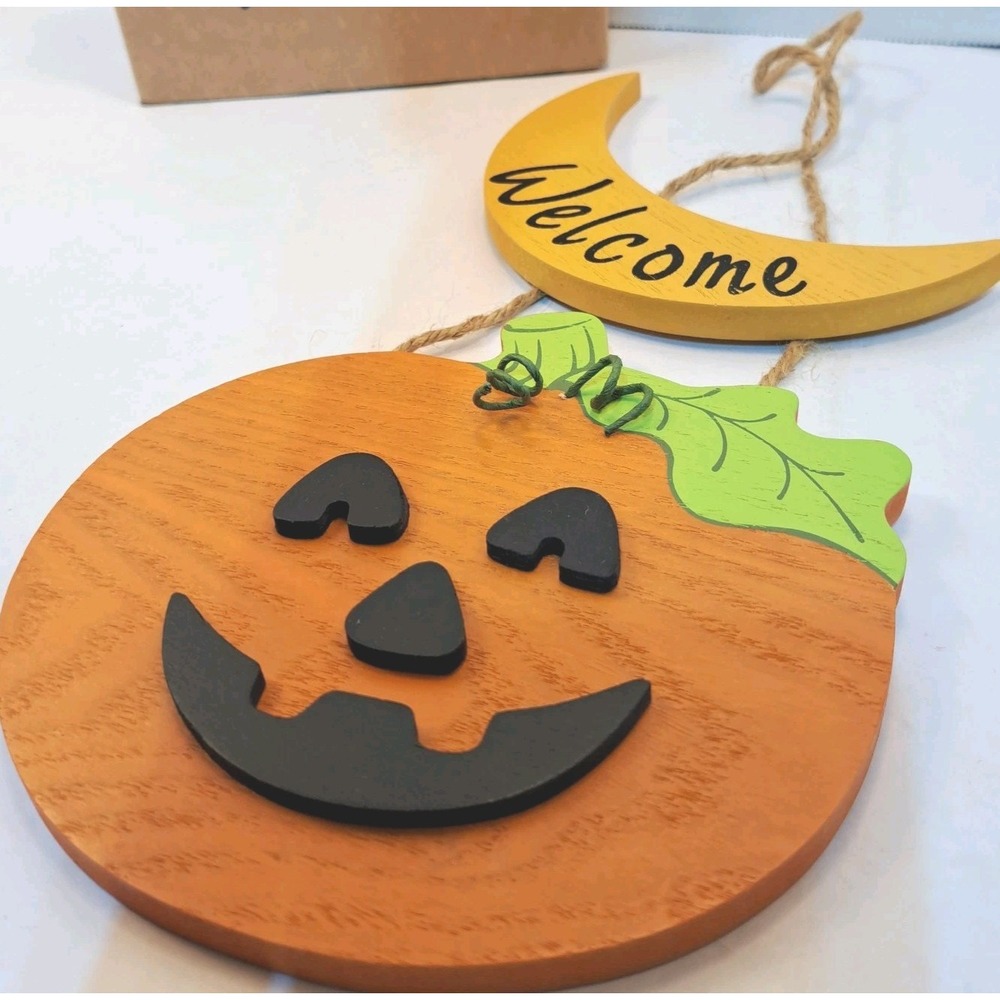AVON Gift Collection Harvest Home Halloween Pumpkin Sign